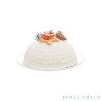 Блюдо 30 х 17 см круглое с крышкой &quot;Christmas world /Sweet candies&quot; / 270963
