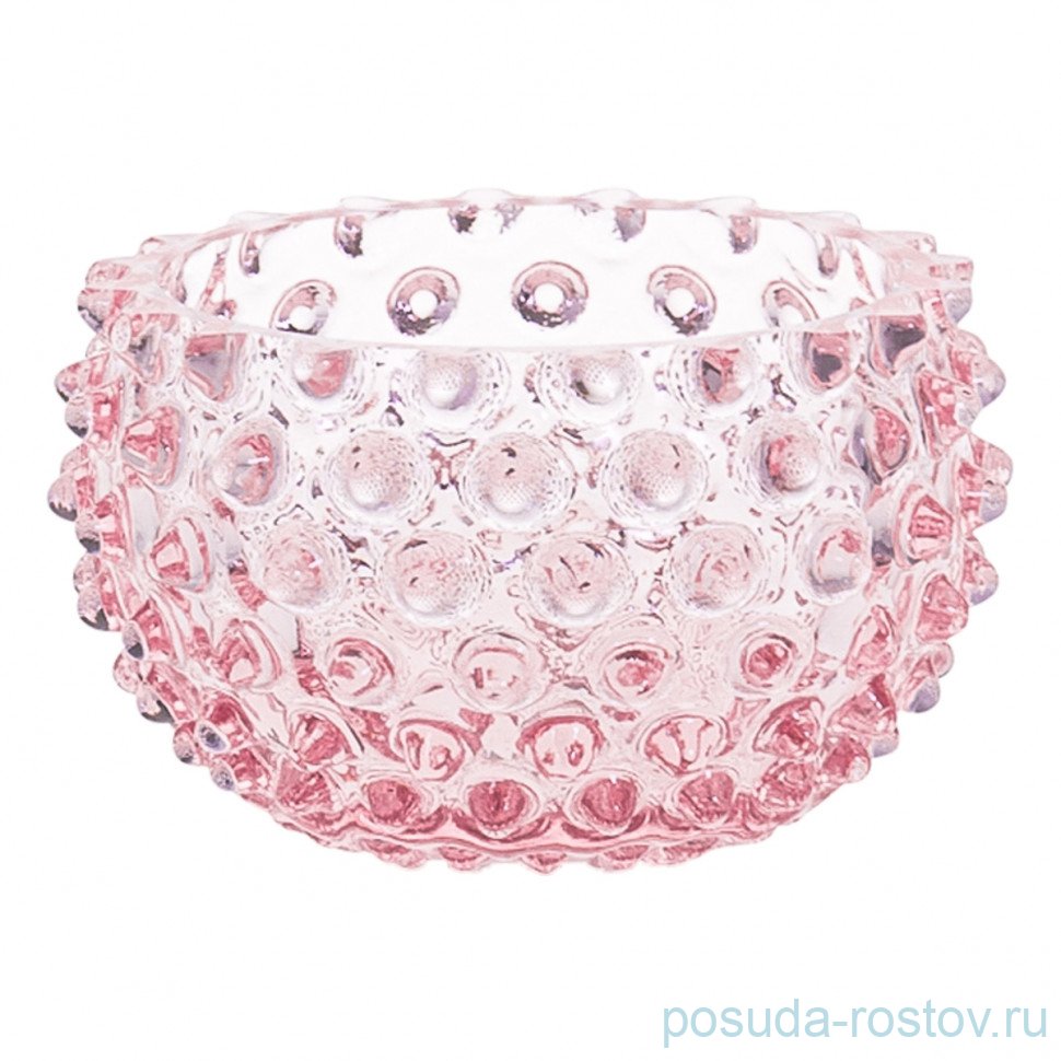 Конфетница 11,5 х 7 см розовая "Hobnail Tapas" / 336535