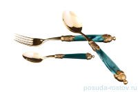 Столовые приборы 36 предметов &quot;Siena Antique Gold /Dark Green Gold&quot; / 114558