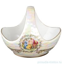 Корзинка 17 см &quot;Корона /Мадонна перламутр&quot; / 042502