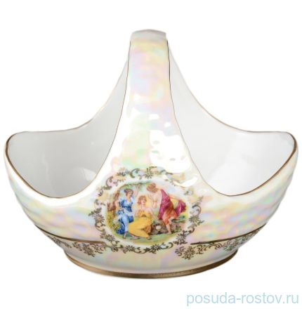 Корзинка 17 см &quot;Корона /Мадонна перламутр&quot; / 042502