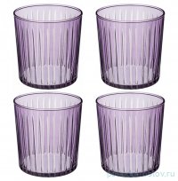Стаканы для воды 380 мл 4 шт &quot;Sicilia violet&quot; / 328639
