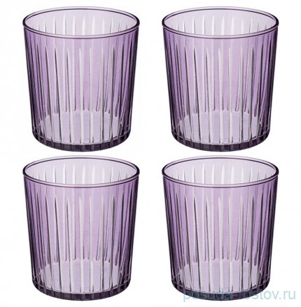 Стаканы для воды 380 мл 4 шт &quot;Sicilia violet&quot; / 328639