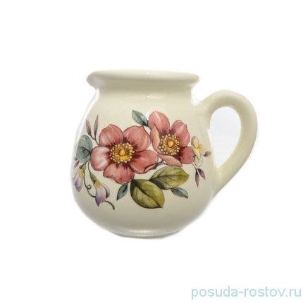 Молочник 400 мл &quot;Artigianato ceramico /Весенние лепестки&quot; / 223877