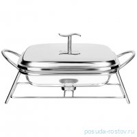 Мармит 1,8 л квадратный silver Agness / 336637