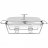 Мармит 2,2 л прямоугольный silver Agness / 336639