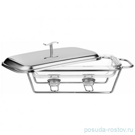Мармит 2,2 л прямоугольный silver Agness / 336639