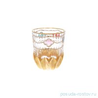 Стаканы для виски 350 мл 6 шт &quot;Timon /Адажио /Цветные окошки /Золото&quot; / 214592