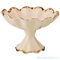 Конфетница 17,5 см н/н &quot;Золотая окантовка&quot; / 194614