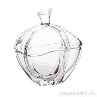 Ваза для конфет 17 см с крышкой &quot;Вулкано /Без декора&quot; / 036855