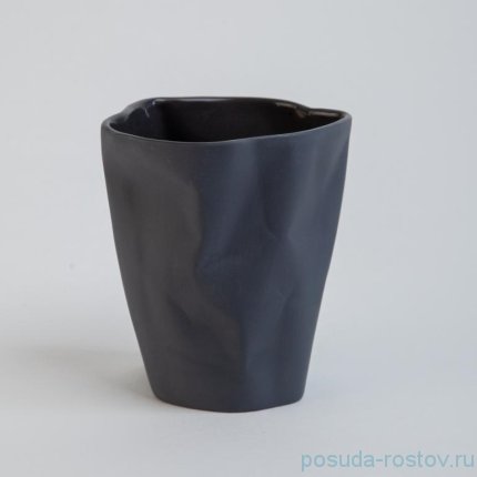Чашка 370 мл без ручки серая &quot;BENT&quot; / 163395