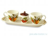 Чайный набор на 2 персоны 5 предметов &quot;Artigianato ceramico /Груша&quot; / 151800