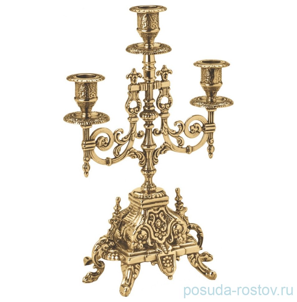 Подсвечник 3 рожковый 31 х 21 см "A. Livio" / 300515