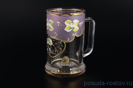 Кружка для пива 500 мл матово-розовая &quot;Лепка&quot; U-R / 098332