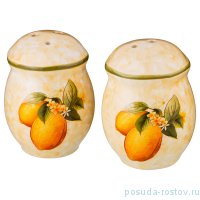 Набор для специй 7 х 5 х 5 см 2 предмета &quot;Лимоны&quot; / 190260