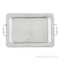 Поднос 45 х 31,5 см прямоугольный с ручками &quot;Francy Inox&quot; / 339784