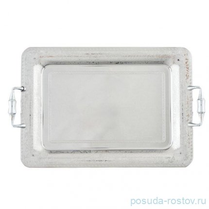 Поднос 45 х 31,5 см прямоугольный с ручками &quot;Francy Inox&quot; / 339784