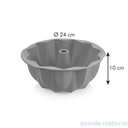 Форма для выпечки кекса 24 х 10 см Роза &quot;Tescoma /Delicia SiliconPrime&quot; / 220936