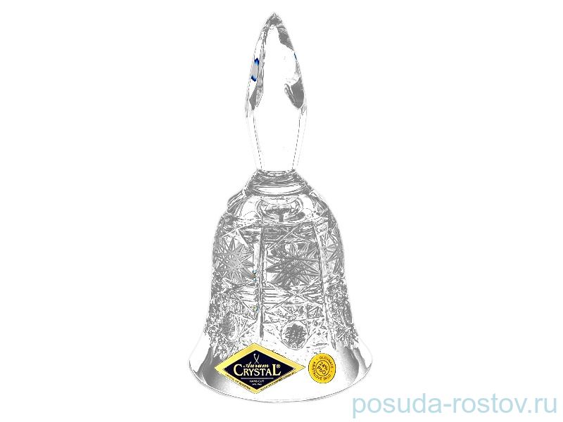Колокольчик 12,5 см "A.Crystal /Хрусталь резной" / 103658