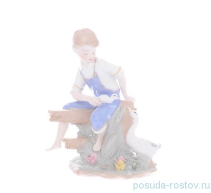 Статуэтка 28 см &quot;Мальчик с утятами&quot; / 272422
