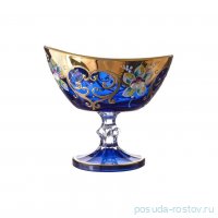Конфетница 16 см н/н &quot;Лепка голубая&quot; AS Crystal / 346099