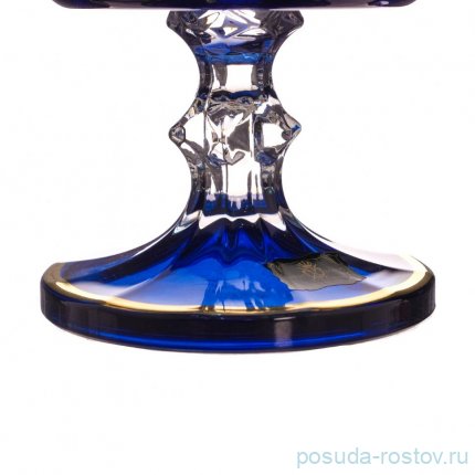 Конфетница 16 см н/н &quot;Лепка голубая&quot; AS Crystal / 346099