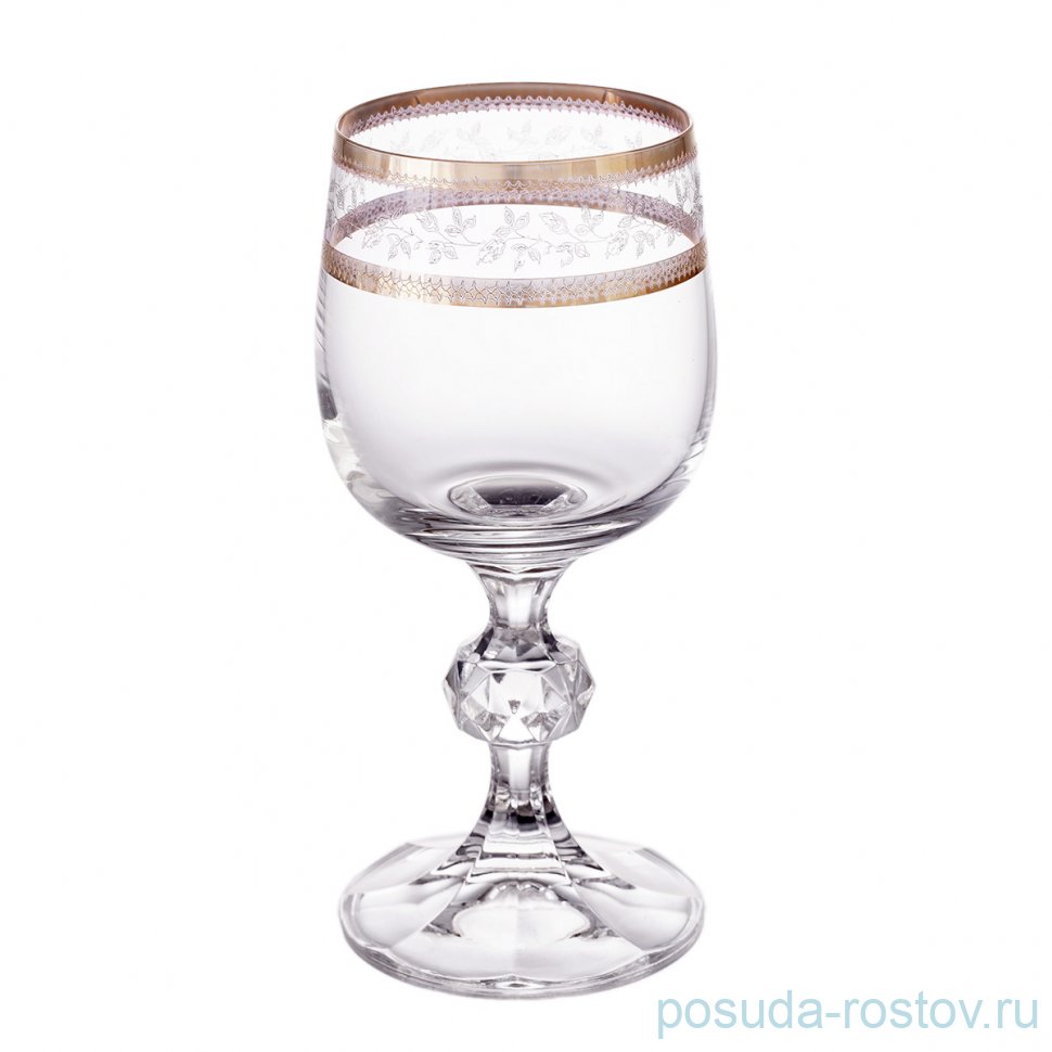Рюмки 90 мл 6 шт "Клаудия /Золотые листики" V-D / 289487