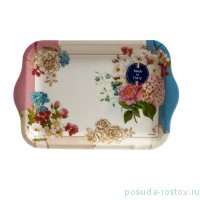 Поднос 22 х 15 см с ручками &quot;Цветочная коллекция&quot; / 153211