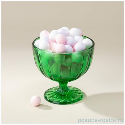 Креманка 11 х 11 х 10 см &quot;Celebration green&quot;  / 354536