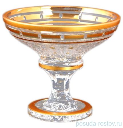 Конфетница 15 см н/н &quot;Bohemia gold /Золотые окошки&quot; 3 / 115901
