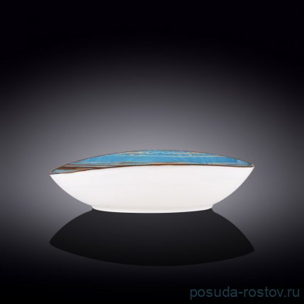 Салатник 30 x 19,5 x 7 см овальный голубой &quot;Scratch&quot; / 261506