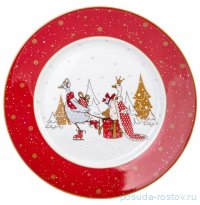 Тарелка 25 см 1 шт &quot;Family christmas&quot; / 360661