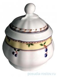 Сахарница 250 мл &quot;Роза /Синие вишни&quot; / 234679