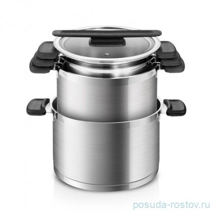 Кастрюля 24 см с крышкой высокая 7 л &quot;COMPACT&quot;  / 292895