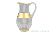 Кувшин для воды &quot;Матовая полоса /золото&quot; / 100383