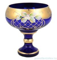 Ваза для конфет 13 см н/н &quot;Лепка синяя&quot; S-A / 096744