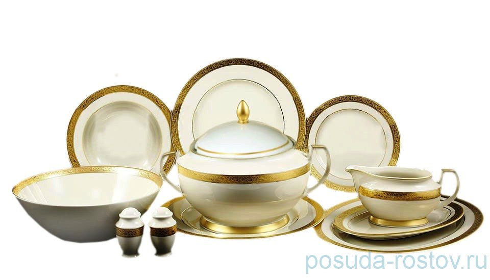 Столовый сервиз на 6 персон 27 предметов "Констанц /Creme Gold 9349" / 146622