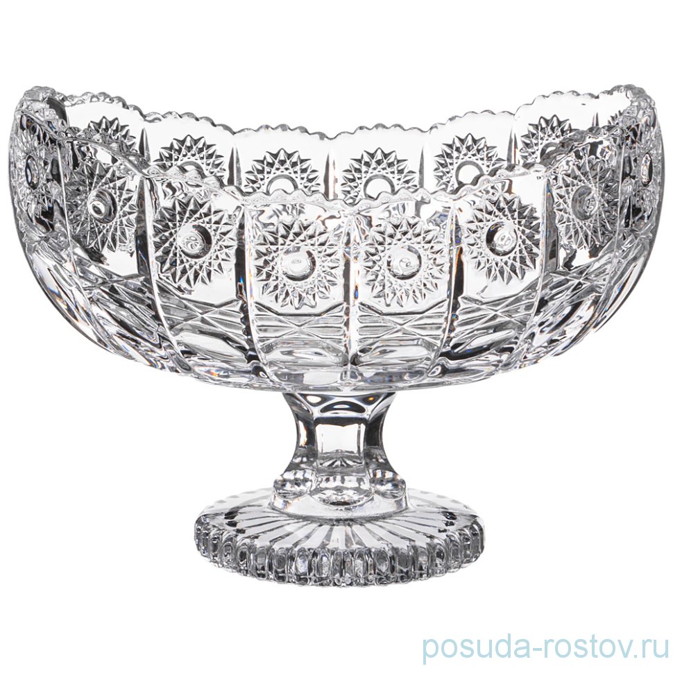 Конфетница 15,5 х 9 х 11 см н/н "MUZA CRYSTAL" / 252009