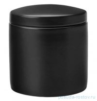 Банка для сыпучих продуктов 1 л чёрная &quot;Эпикур&quot; (подарочная упаковка) / 303652