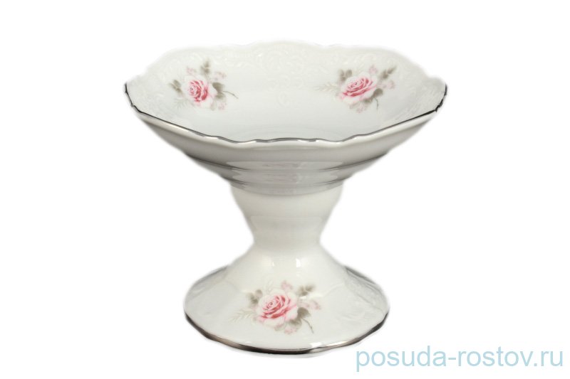 Салатник 13 см н/н "Бернадотт /Серая роза /платина" / 098789