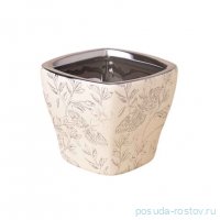 Ваза декоративная 11 х 9,5 см &quot;Бабочки&quot; / 342711