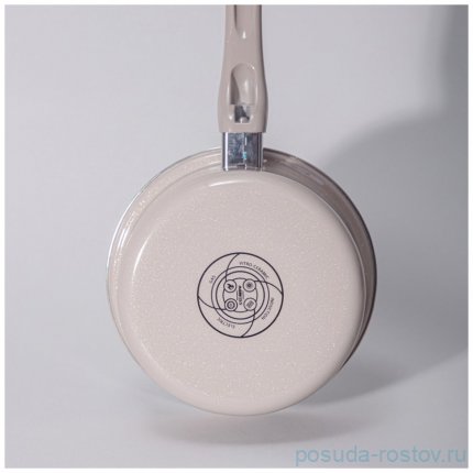 Ковш 18 х 8 см с крышкой эмалированный 1,5 л &quot;charm /кофейный&quot; / 342400