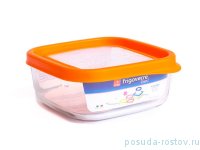 Ёмкость для пищевых продуктов 15 х 15 см с крышкой квадратная 100 мл &quot;Бормиоли /Frigoverre&quot; / 133413