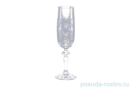 Бокалы для шампанского 180 мл 6 шт &quot;Мирель /Хрусталь резной&quot; / 086060