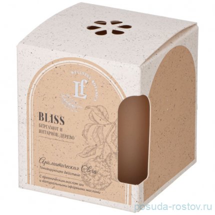Свеча ароматизированная в стакане 7 х 8 см &quot;Bliss&quot; / 348293