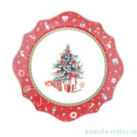 Тарелка 26 см &quot;Christmas world /Bordo&quot; / 273698