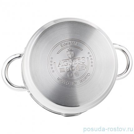 Кастрюля 20 x 11,5 см со стеклянной крышкой 3 л &quot;profi home&quot; / 273855