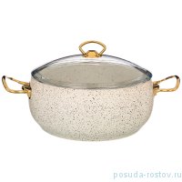 Кастрюля 26 х 12 см со стеклянной крышкой 5,5 л &quot;Agness /Mercury&quot; / 230284
