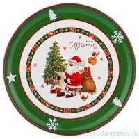Блюдо 30 х 30 х 2,5 см круглое &quot;merry christmas&quot; / 190318