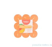 Свечи чайные ароматические 18 шт &quot;True scents /Манго /Bolsius&quot; (время горения 4 ч) / 262638